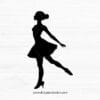 Ballerina Silhouette V.9