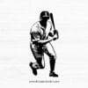 Baseball Silhouette V.10