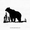 Bear Silhouette V.12