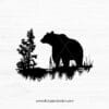 Bear Silhouette V.15