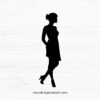 Black Woman Silhouette V.3