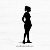 Black Woman Silhouette V.4