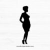 Black Woman Silhouette V.6