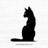 Cat Silhouette V.13