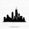 Chicago Skyline Silhouette V.2