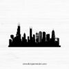 Chicago Skyline Silhouette V.3