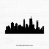 Chicago Skyline Silhouette V.5