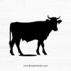 Cow Silhouette V.9