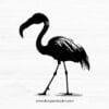 Flamingo Silhouette V.6