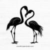 Flamingo Silhouette V.7