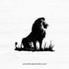 Lion Silouette V.4