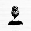 Messy Bun SVG