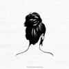 Messy Bun SVG