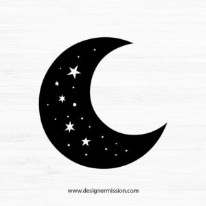 Moon phase SVG