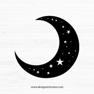 Moon phase SVG