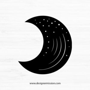 Moon phase SVG