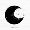 Moon phase SVG