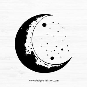 Moon phase SVG