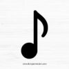 Music note SVG