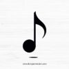 Music note SVG