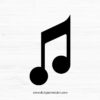 Music note SVG