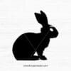 Rabbit Silhouette V.10