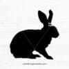 Rabbit Silhouette V.5