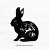 Rabbit Silhouette V.6