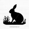 Rabbit Silhouette V.7