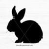 Rabbit Silhouette V.9