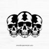 Skulls SVG