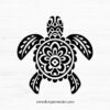 Turtle Mandala SVG