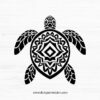 Turtle Mandala SVG