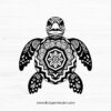 Turtle Mandala SVG