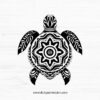 Turtle Mandala SVG