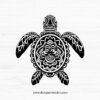 Turtle Mandala SVG