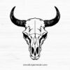 cow skull SVG