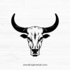 cow skull SVG