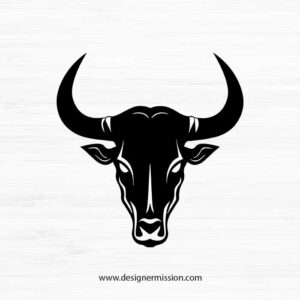 cow skull SVG