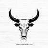 cow skull SVG