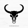 cow skull SVG