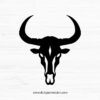 cow skull SVG