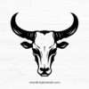 cow skull SVG