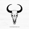 cow skull SVG