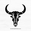 cow skull SVG