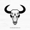 cow skull SVG