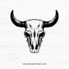 cow skull SVG