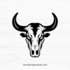 cow skull SVG