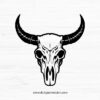 cow skull SVG