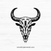 cow skull SVG